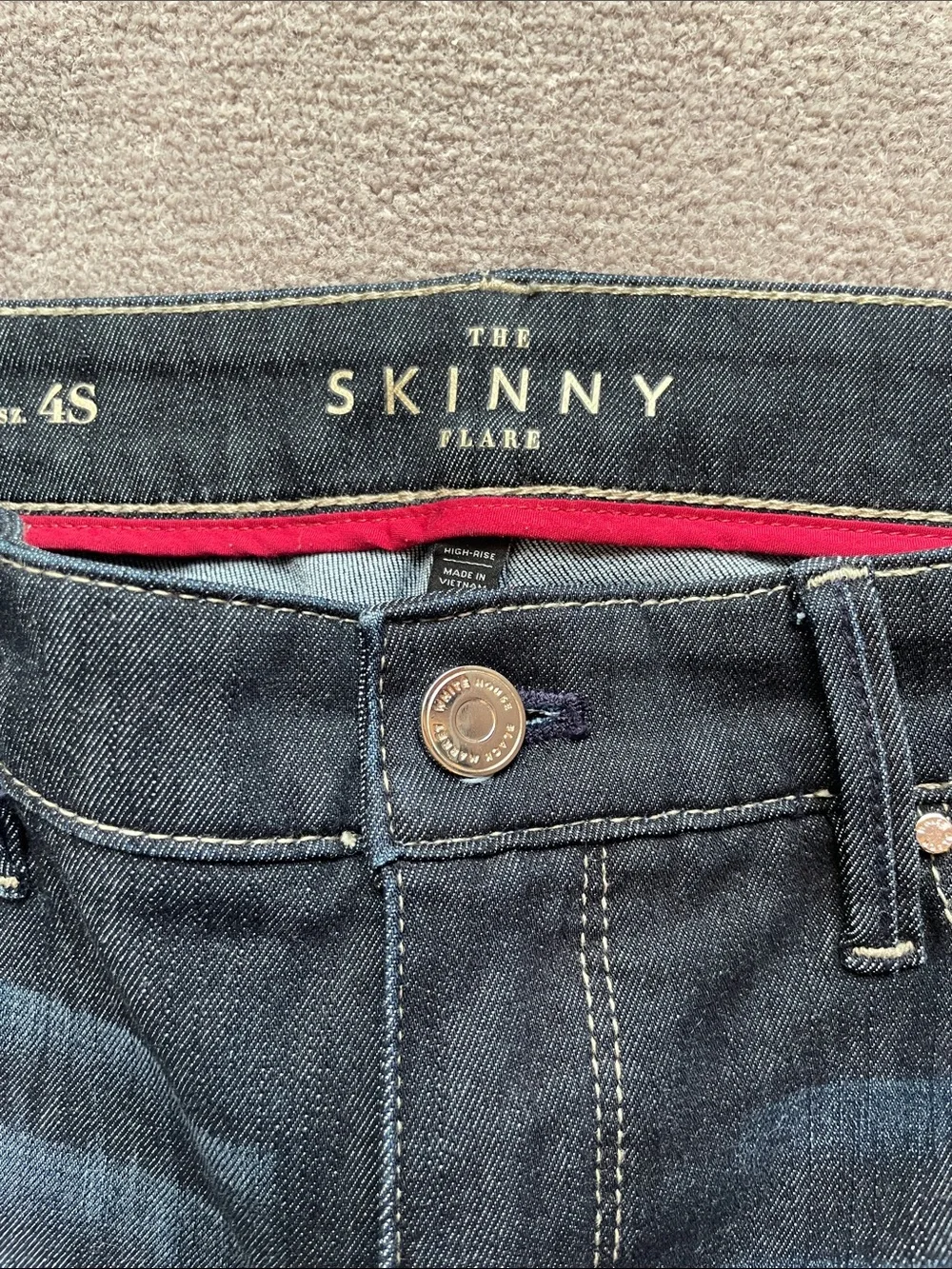 WHBM “The Skinny Flare” Jeans - Picture 4 of 8